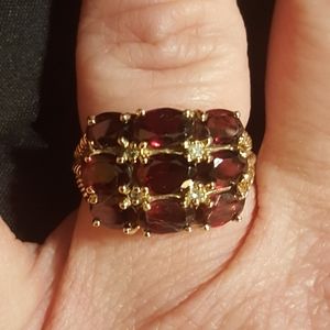 ❤10k Gold Ruby and Diamond Accent Ring❤